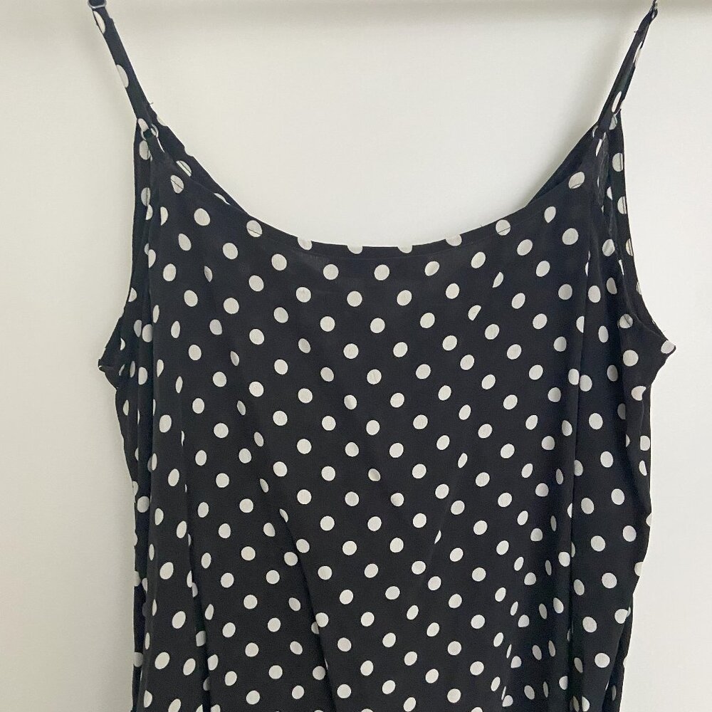 Equipment polka dot tank top size Medium - like new - silk
